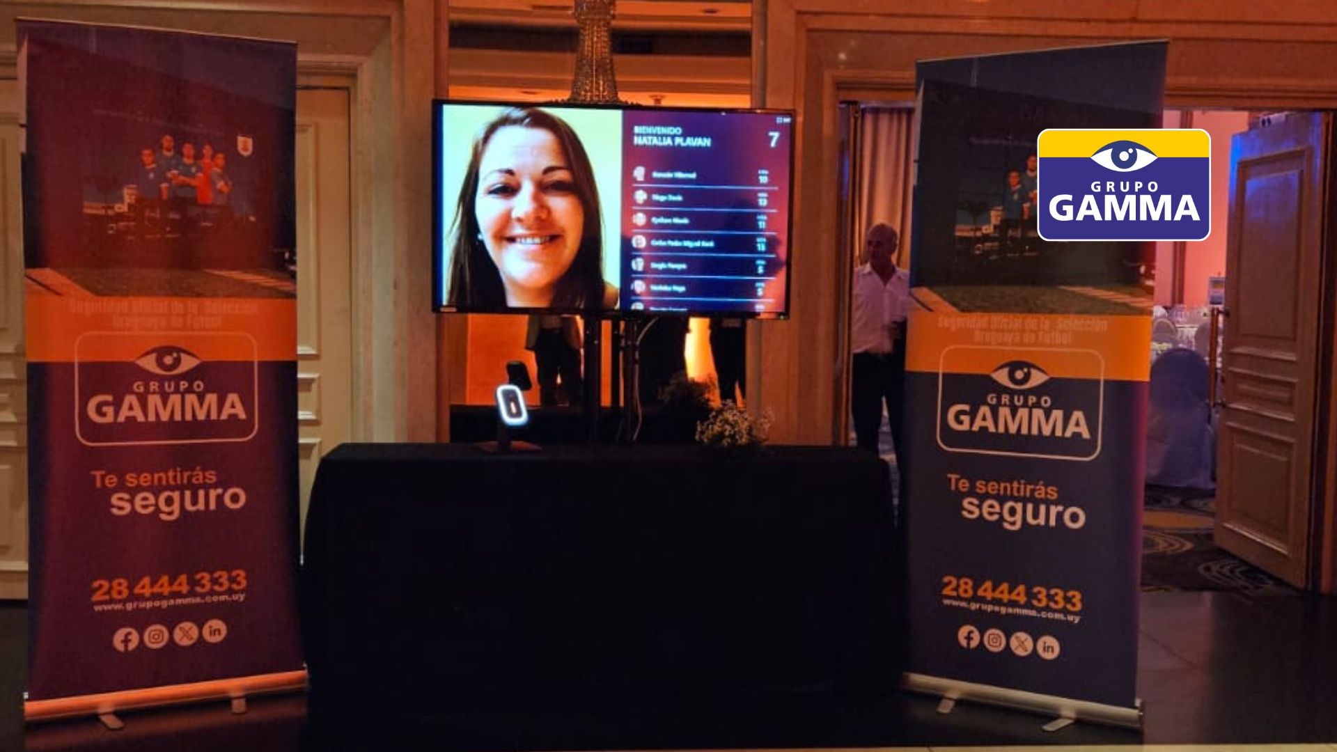 Reconocimiento facial tecnología para eventos