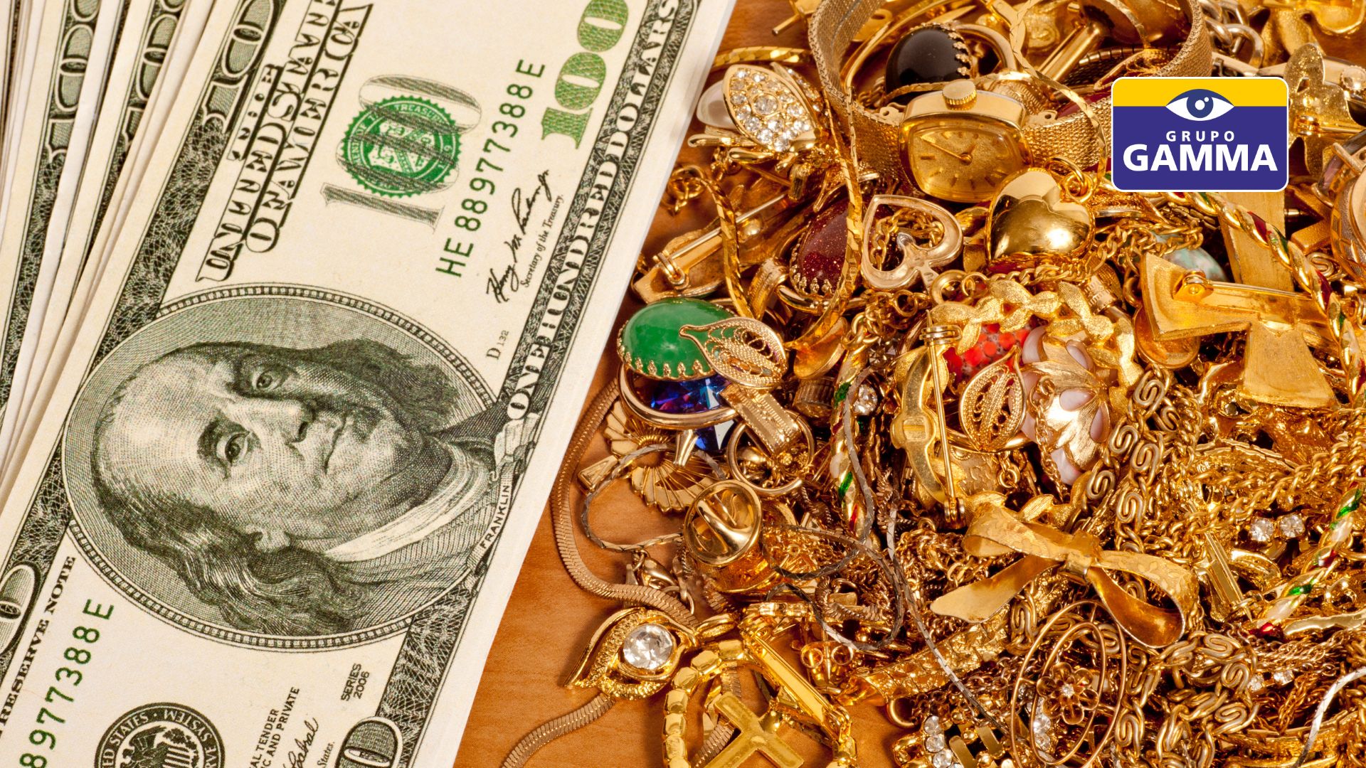 Bienes protegidos bajo CPV dinero y joyas GRUPO GAMMA