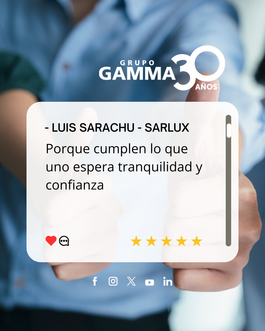 Reseña que nos avala GRUPO GAMMA: La empresa de Seguridad de los Uruguay@s