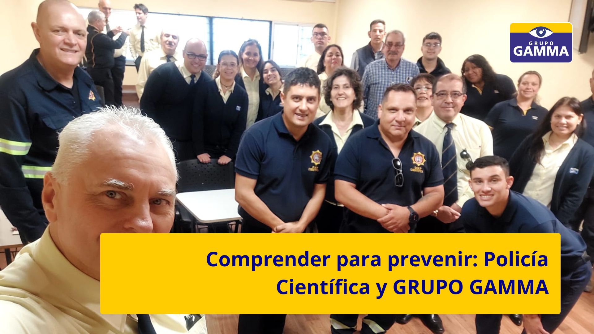 Comprender para prevenir: Policía Científica capacitó a GRUPO GAMMA en accidentología